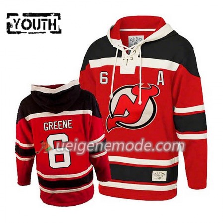Kinder Eishockey New Jersey Devils Andy Greene 6 Rot Sawyer Hooded Sweatshirt